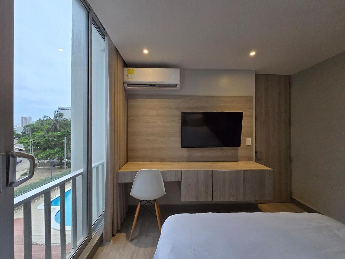 Con Balcon Y Vista Al Apartment Cartagena